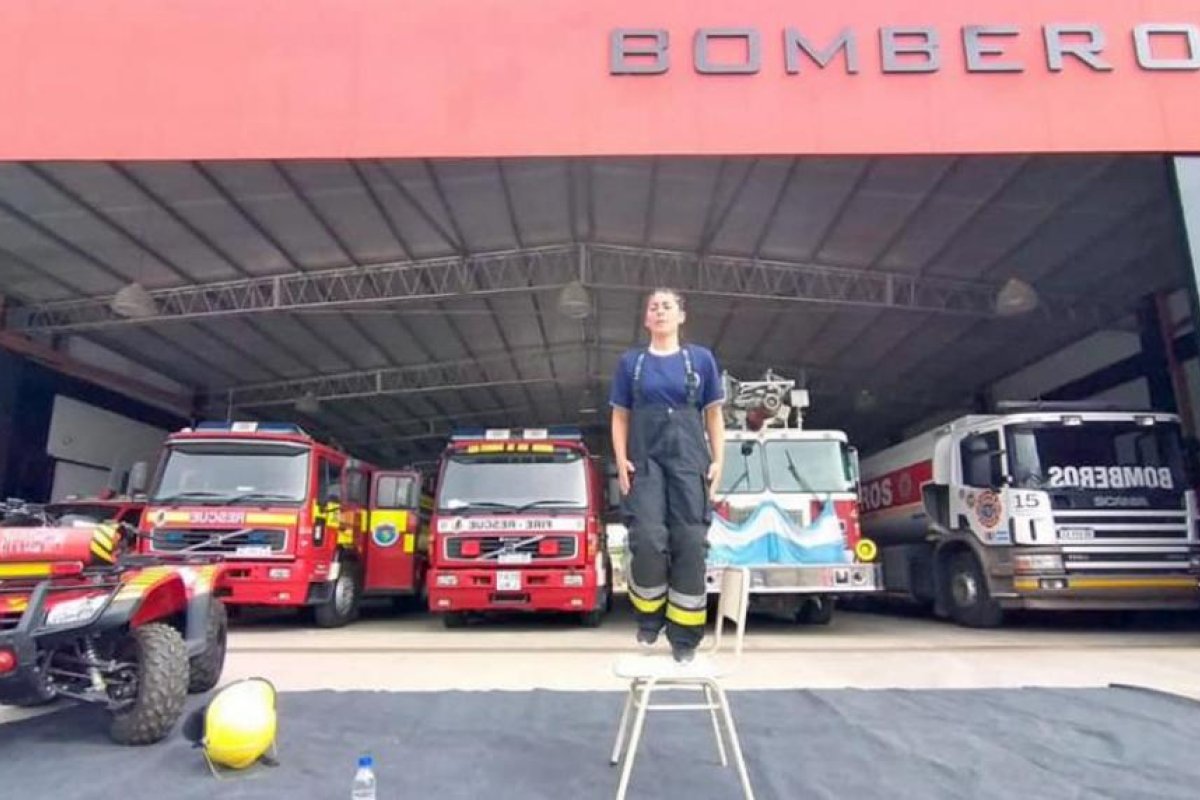 Marta Molina: Bombera Voluntaria termense participó con éxito en desafío virtual