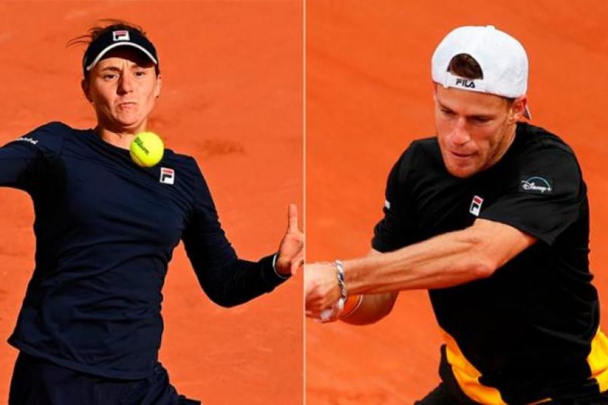 Nadia Podoroska y Diego Schwartzman van por las semifinales de Roland Garros