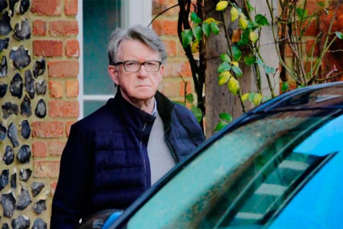 Detención del exembajador Peter Mandelson por vínculos con Jeffrey Epstein