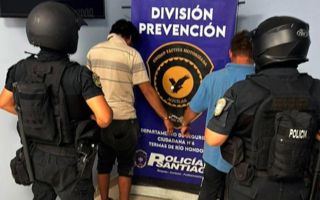 Detuvieron a dos sospechosos por robo de motocicleta en Las Termas de Río Hondo