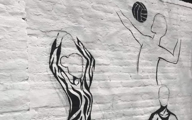 El programa “Cultura en los barrios y murales para mi ciudad” llegó al club Sector El Alto