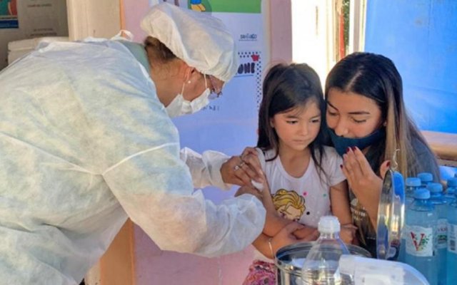 Barrio Herrera el Alto: Se efectuó la vacunación para los niños en edad escolar