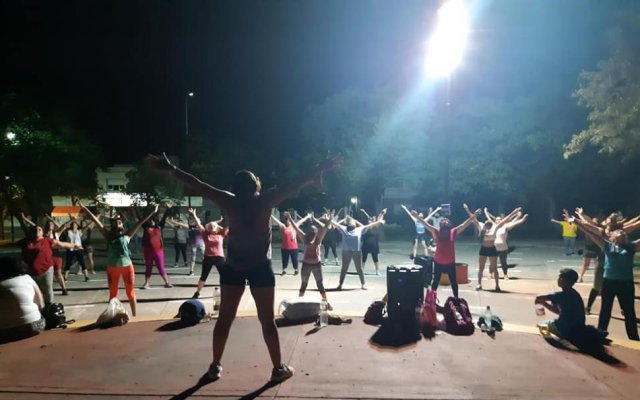 Retoman las clases presenciales y gratuitas de Zumba en Las Termas de Río Hondo