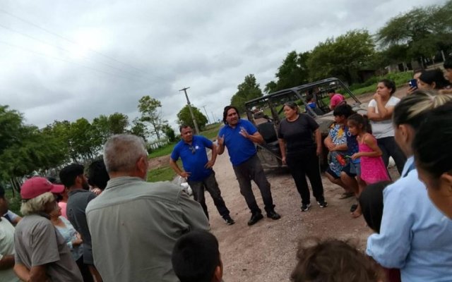 Operativo de asistencia a familias afectadas en el departamento Jiménez