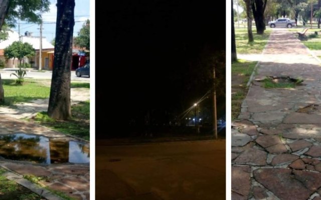Vecinos de Sector El Alto piden que iluminen y mejoren la plaza Manuel Belgrano