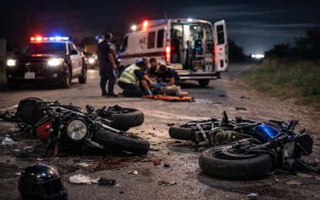 Los Nuñez: Accidente de tránsito entre motocicletas deja cuatro menores heridos, siendo tres de gravedad