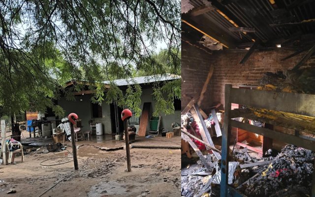 Hace instantes: Incendio destruyó una vivienda en Vinará