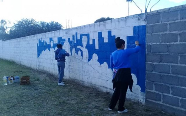 “Murales para mi ciudad”: Ponen en marcha el proyecto en el Club Social y Deportivo Herrera el Alto