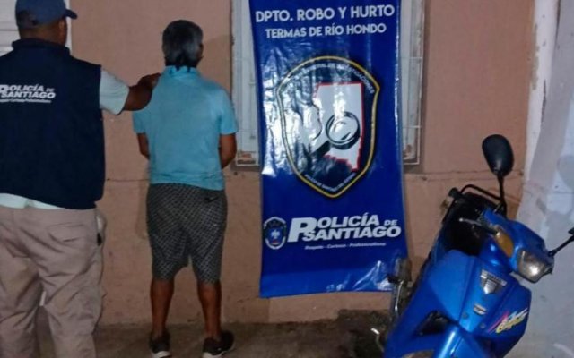 Toro Yacu: Detienen sospechoso y recuperan una motocicleta robada en Las Termas de Río Hondo