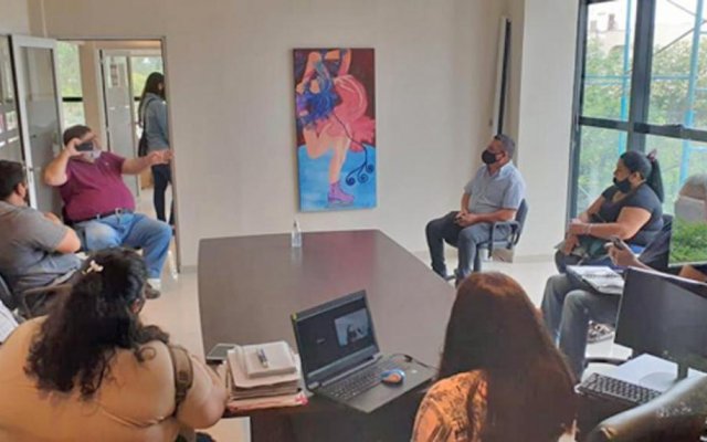 Reunión de trabajo del Centro de Gestión Integral de Residuos Sólidos Urbanos de la Ciudad de Las Termas de Río Hondo