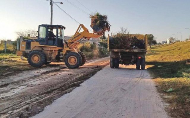 Barrio Norte: Realizan trabajos de nivelación y perfilado de calles