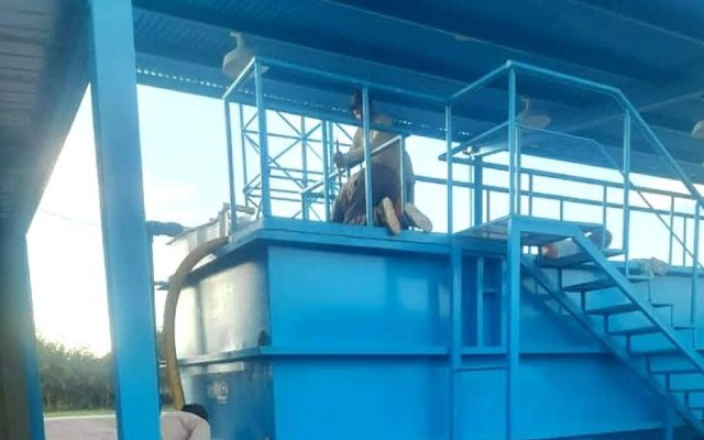 El Sauzal: Realizaron mantenimiento integral de la planta potabilizadora de agua