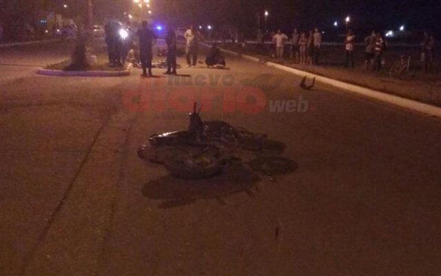 San Pablo: Dos motociclistas protagonizaron un derrape en la Ruta 93 y sufrieron lesiones