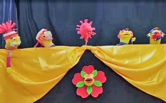 La Dirección de Deportes de Las Termas de Río Hondo ofreció a las familias una obra de teatro de títeres