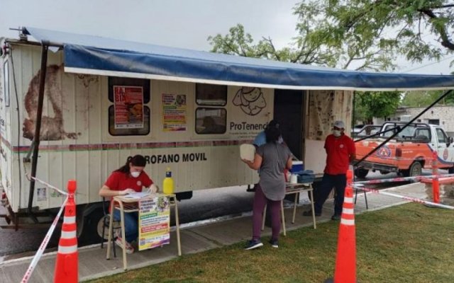 Barrio Usina: La campaña de vacunación antirrábica y desparasitación estuvo presente en barrio